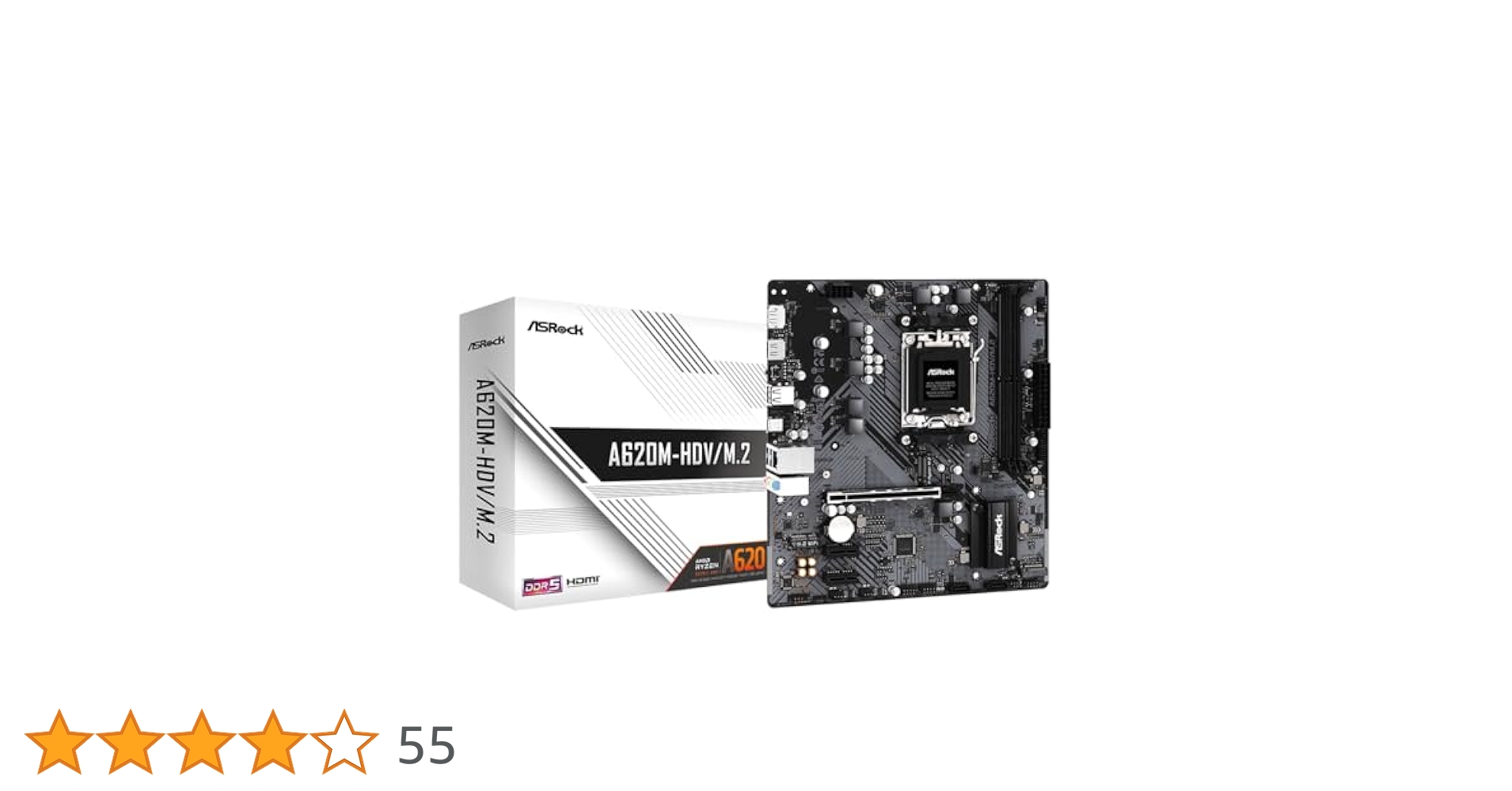 ASRock A620M-HDV/M.2 AM5マザーボード RYZEN ASRock A620M-HDV/M.2+ AMD ソケットAM5 mATXマザーボード